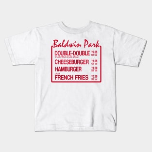 Baldwin Park Burger Kids T-Shirt